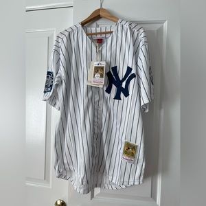 Derek Jeter Yankees World Series Throwback Jersey NWT